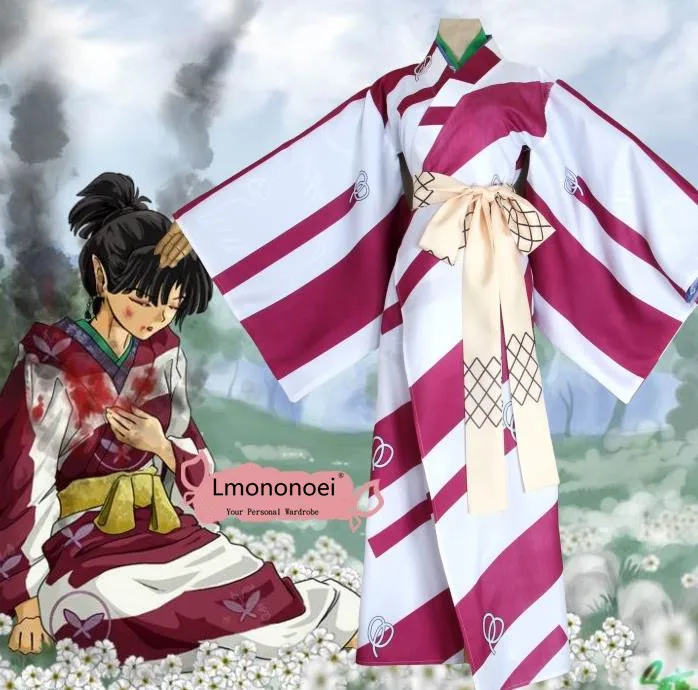 Lmononoei Inuyasha KAGURA Косплей Костюм |
