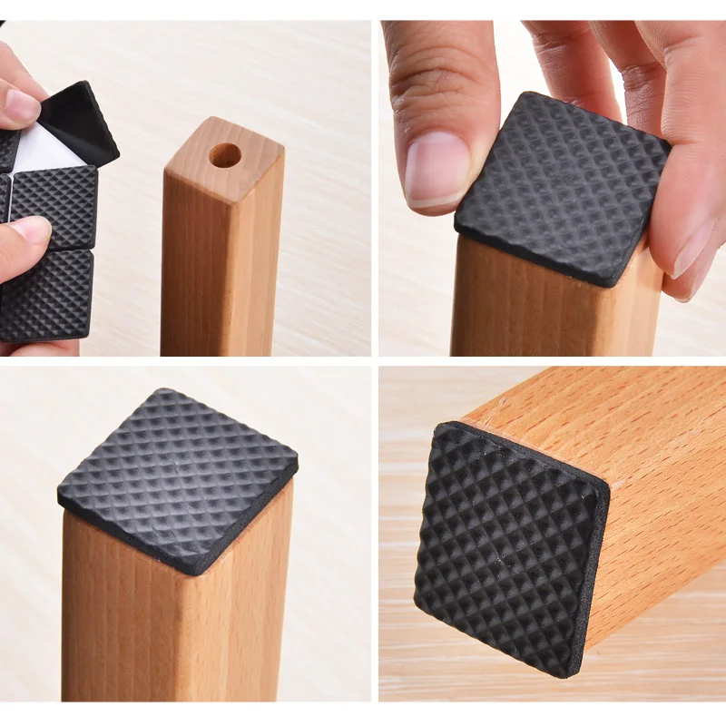 

Multiple pcs Self Adhesive Furniture Leg Pad Slip Rug Chair Feet EVA Table Pad Anti Skid Sofa Mats Cabinet Protectors