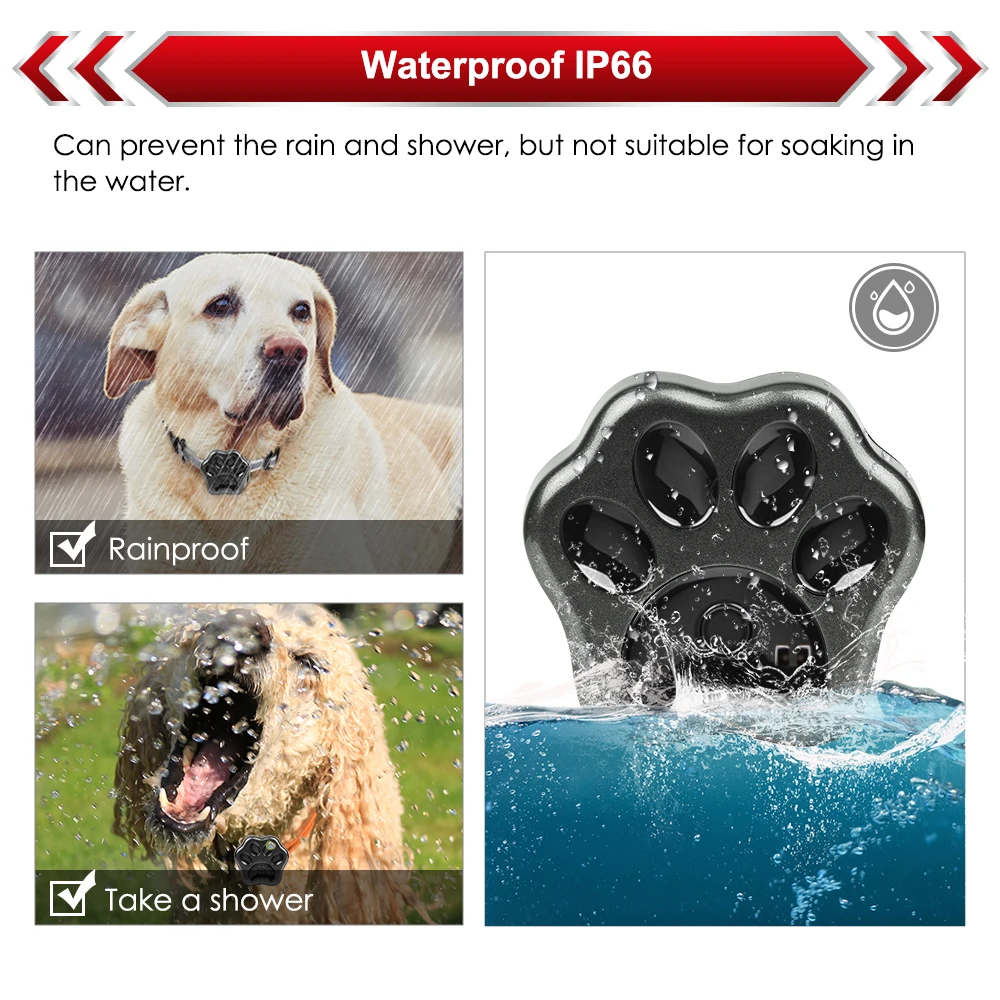 3G GPS tracker Dog Cat Pet GPS Locator Real Time Tracking Device WCDMA DOG Track Waterproof Free Web Android iOS Tracking Device