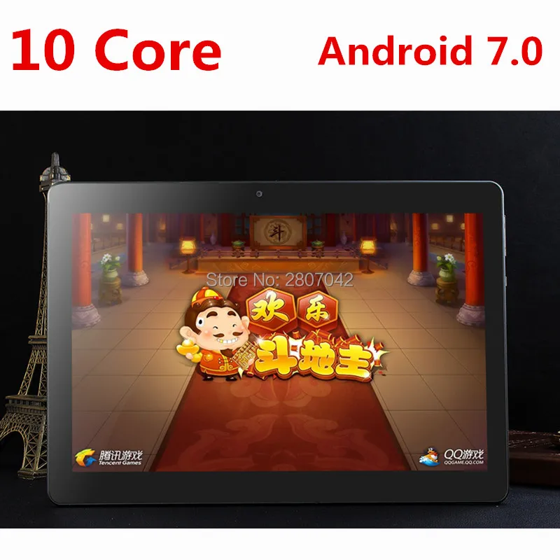 DHL free shipping 10 inch Tablet PC Deca Core 4GB RAM 128GB ROM Dual SIM Cards