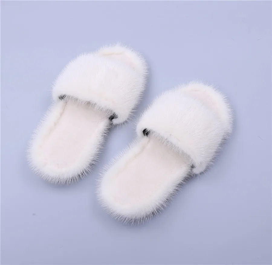 real mink slippers