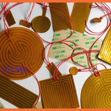 30x30 мм 3.7V1.5W нагреватель 3d принтер PI пленка полиимидный нагреватель тепловой резиновый Электрический искусственный спутниковый промышленный нагреватель