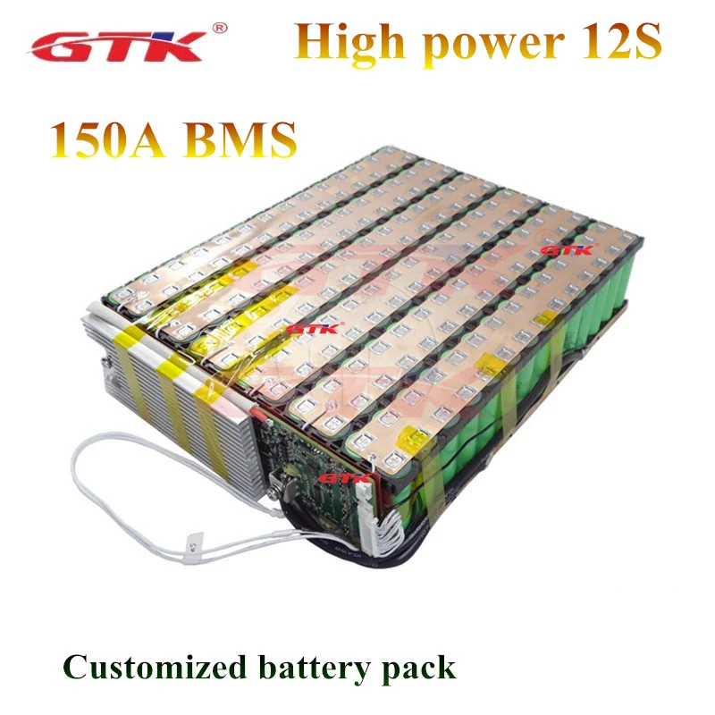 12S 44.4v 40Ah 50Ah li ion battery 150A BMS electric surfboard jetboard life foils efoil