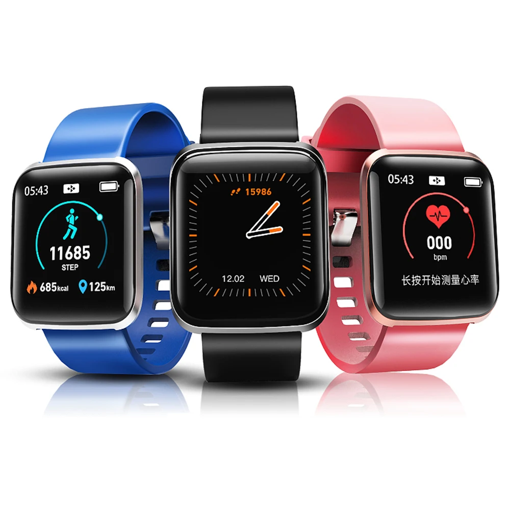 

Fitness Tracker Smart Band Watch W5 Heart Rate Blood Pressure Monitor Alarm Clock Weather Forecast Waterproof Sport Smartwatch
