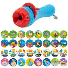 Slide Projector Kids Story Flashlight Toy Projector Lamp Baby Sleeping Story Light Education Kids Light Toys