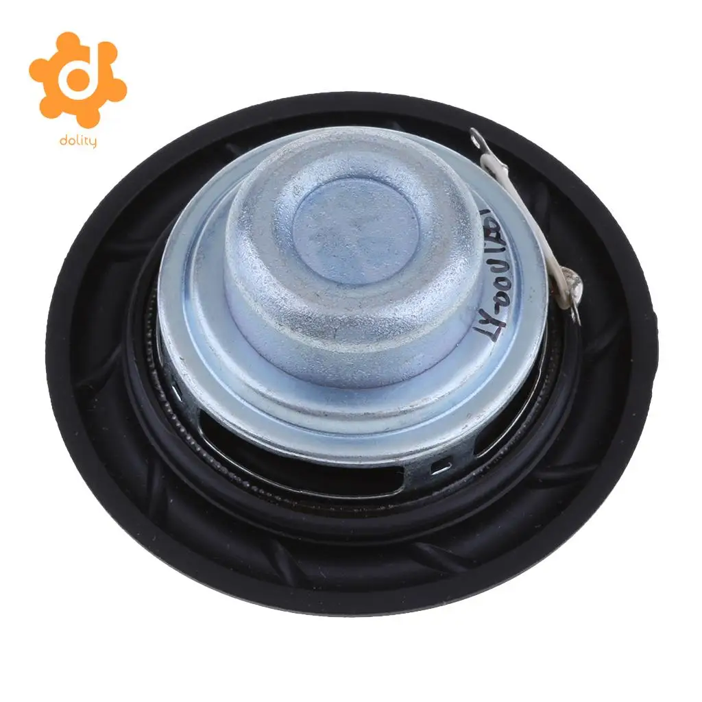 dolity 40mm 4Ohm 5W Full Range Audio Speaker Round Loudspeaker 16 Coil PU Edge