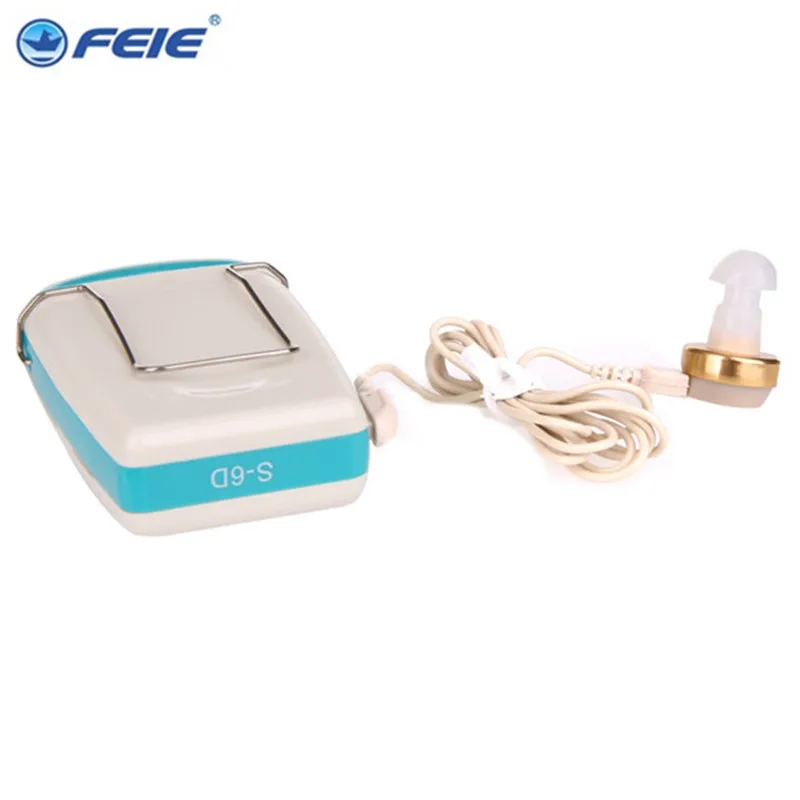S-6D Pocket Hearing Aid for The Elderly Wire Box Invisible Hearing Aid Volume Adjustable Hearing Aids Ear Sound Amplifier 5