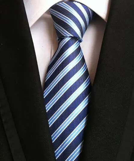 20 шт./лот) Многоцветный Классический Мужской Полосатый шелковый галстук ЖАККАРДОВЫЙ тканый Шелковый мужской галстук Галстук в точку - Цвет: LUC-80