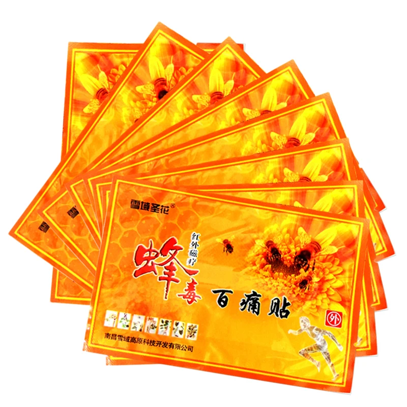 20 шт Китайский Пчелиный яд бальзам для боли в суставах пластырь для расслабления шеи и спины