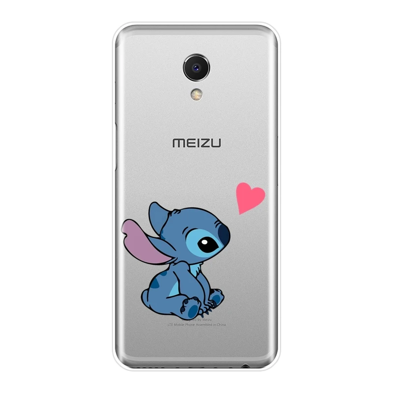 TPU силиконовый чехол для телефона для Meizu M6 M6S M6T M5 M5C M5S M3 M3S M2 Забавный Kawaii стежка Мягкий чехол для задней крышки для Meizu M6 M5 M3 M2 Примечание