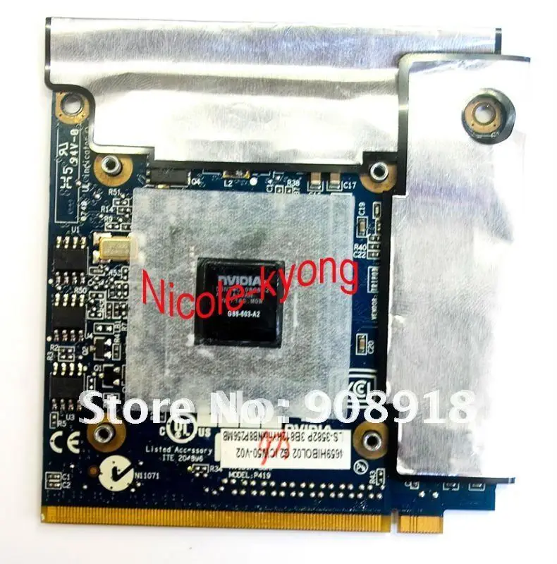  8400M GS 256MB DDR2 MXM I VGA Video card for ASUS A4S C90 Extensa 4630G 5420G 5610G 5620G 5630G 7620G Idea 510 