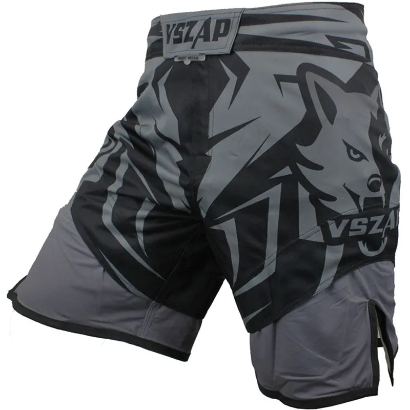 

Men's muay thai boxing shorts printing MMA Shorts Fight Grappling Short Polyester Kick Gel thai boxing shorts mma