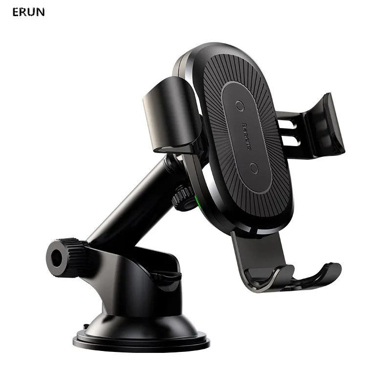

Universal vehicle-mounted gravity wireless mobile phone bracket navigation bracket for vehicle central console