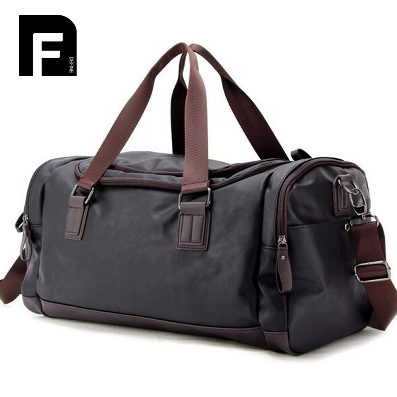 2017 Summer Men Travel Bags PU Leather Portable Handbag Men Messenger