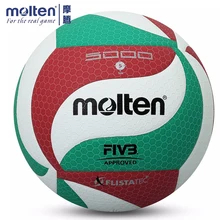 Molten – boule de Volley-Ball originale V5M5000, taille officielle 5, avec aiguille, pour entraînement professionnel, cadeau