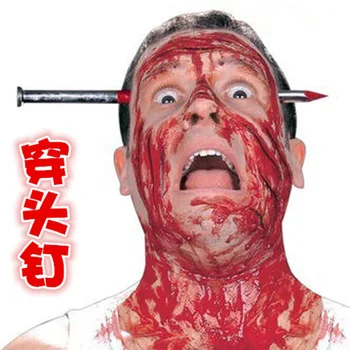 

Funny Shock Toy Utility Gadget Joke Funny Bloody Terror Wear Nail Prank Trick Spoof Entire Toy April Fool's Day Gift