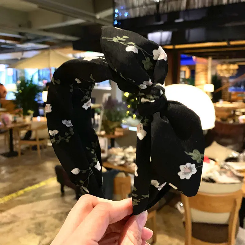 

Floral Print Cross Headband Hairband Twist Turban Head Band Hair Accessories For Women Lady Headwear