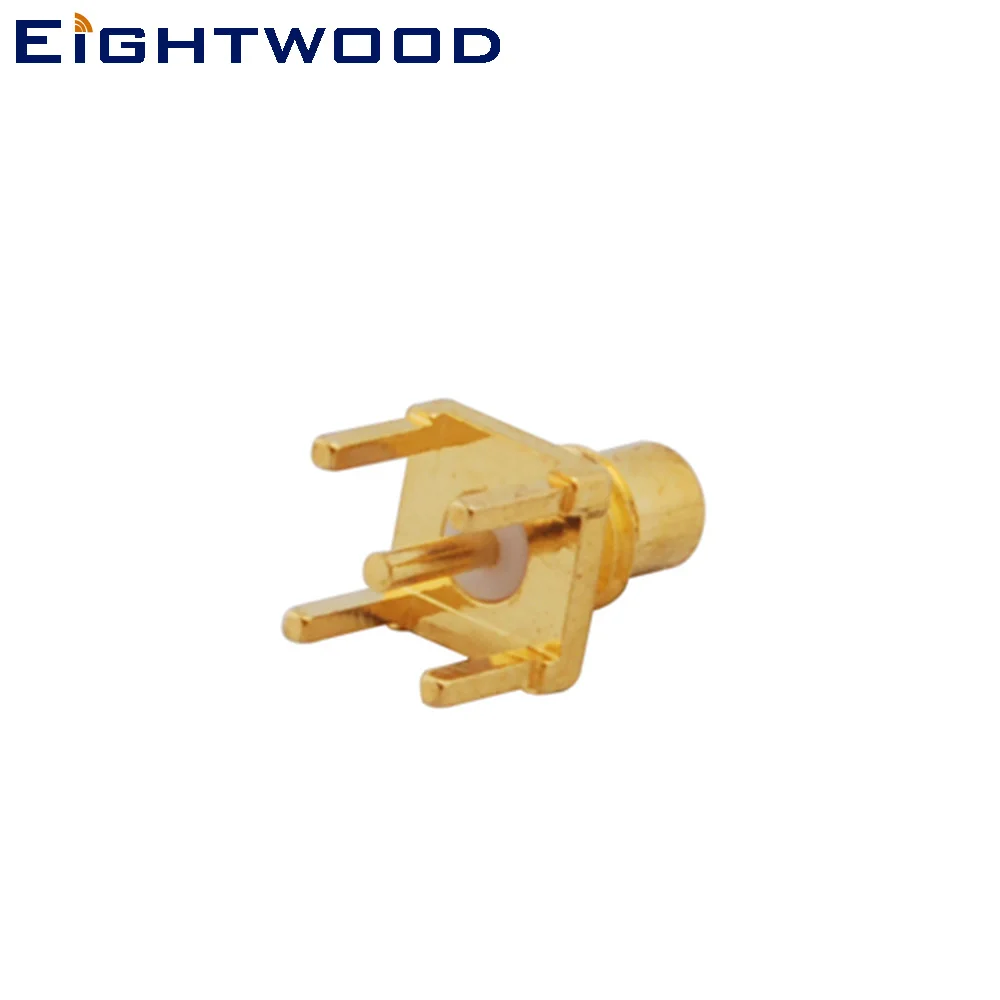 Eightwwood 5 шт. SMC Jack радиочастотный коаксиальный разъем адаптер через отверстие