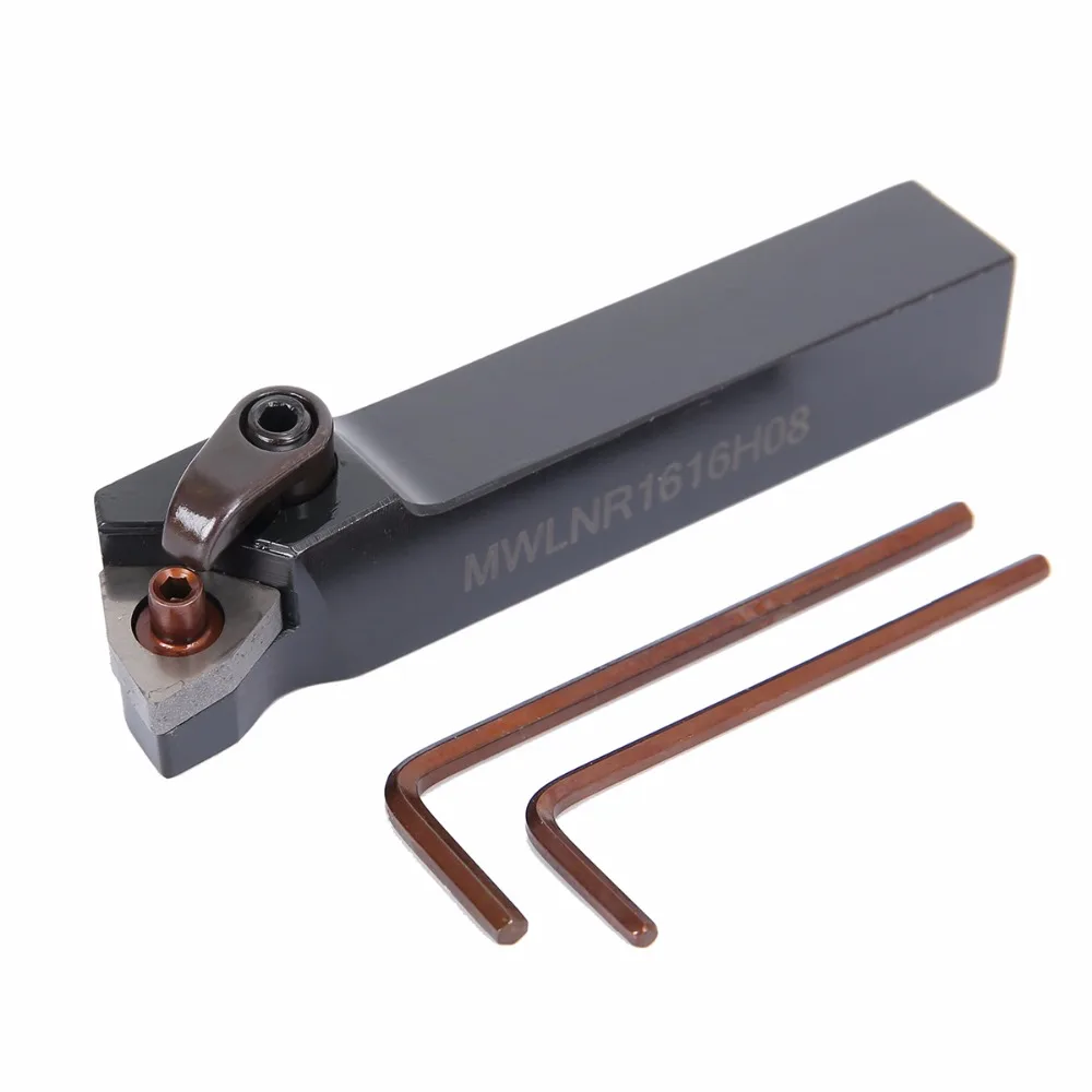 1pc MWLNR1616H08 Tool Holder Boring Bar with 2pcs Wrenches For Lathe Turning Toolin Turning