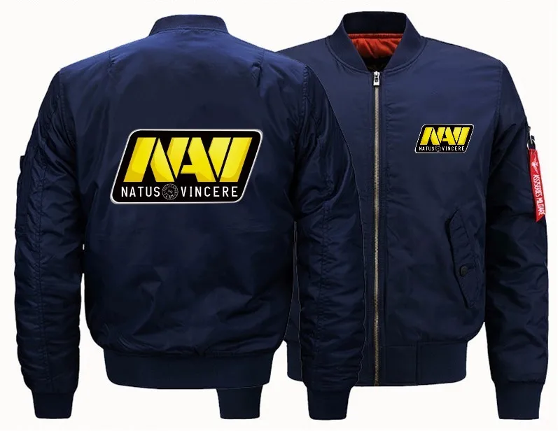 Новинка 2019 мужская куртка бомбер с рисунком natus vincere Navi летающая зимняя