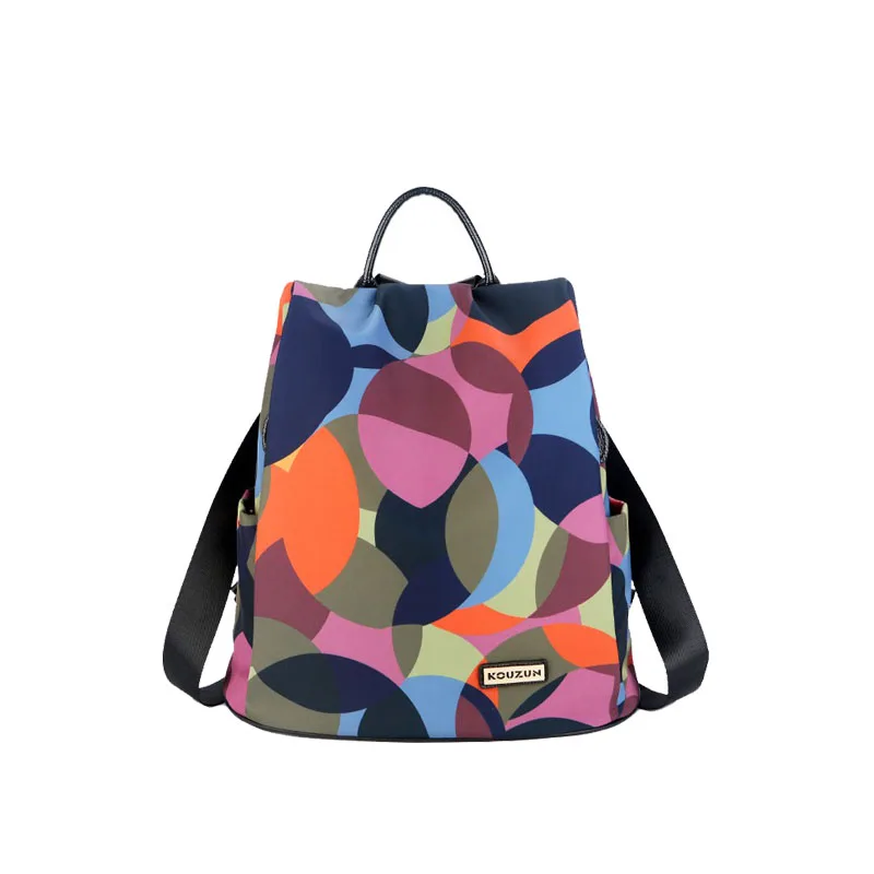 

Mochilas mujer 2018 shoulder bag Korean version of lightweight casual travel bag female backpack color printed female backpack