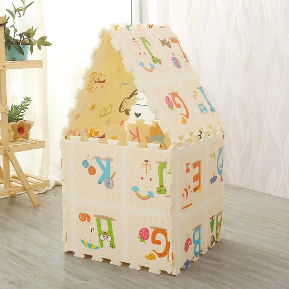 6 шт./лот/партия детский игровой коврик Xpe Puzzle Детский коврик утолщенный Tapete Infantil детская комната ползающий коврик складной коврик ковер для
