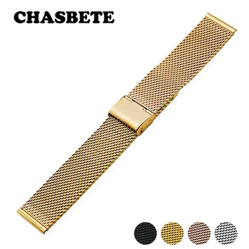 

20mm 22mm Stainless Steel Watch Band for Amazfit Huami Xiaomi Smart Watchband Men Women Metal Strap Wrist Loop Belt Bracelet