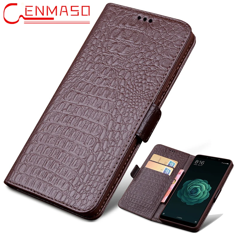 

Xiaomi Mi Max 3 case cover Luxury Genuine leather flip wallet phone case Xiaomi mi MAX3 vintage kick-stand shockproof cases