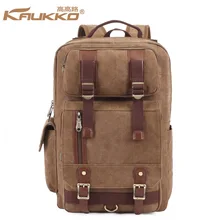 FS261, английский стиль, мужская и женская сумка на плечо, Большая вместительная сумка, холщовая дорожная сумка, мужская деловая сумка для компьютера, рюкзак Kaukko