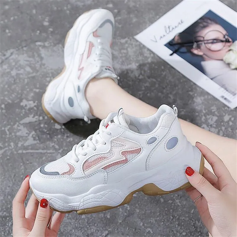 

Mhysa 2019 Spring Fashion Women Casual Shoes For Woman Vulcanized Shoes Breathable Wild Platform Women Shoes Sneakers L450