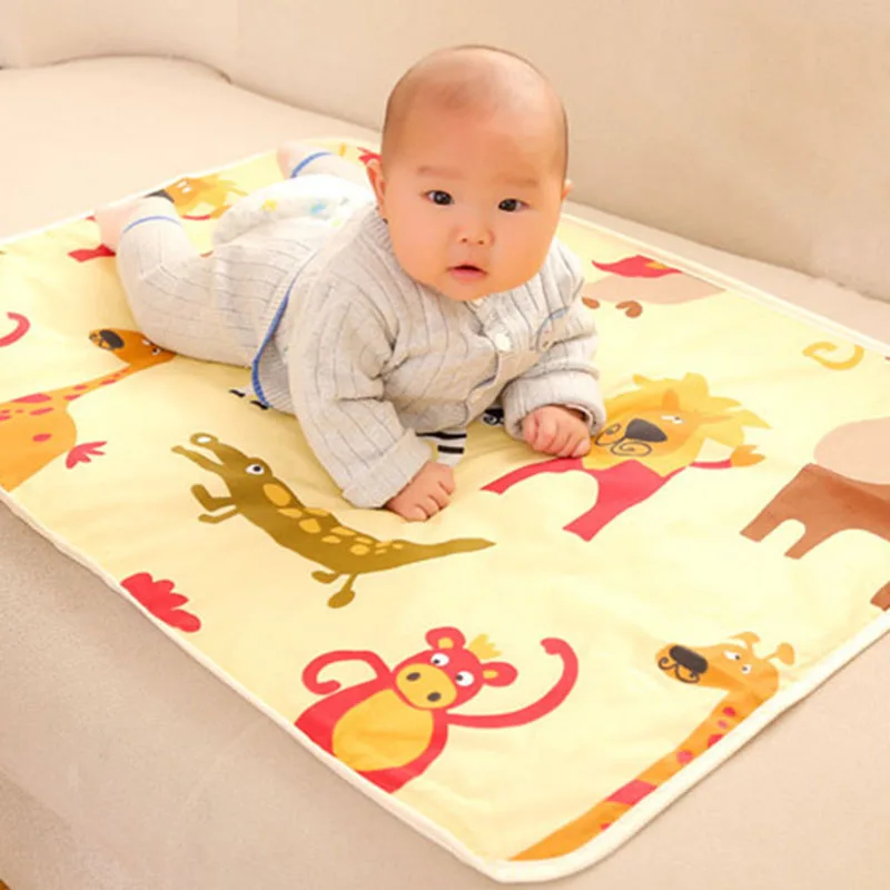 75 120cm Baby Kids Reusable Mat Matelas Infant Cover Protector Bedding Nappy Burp Mattress Waterproof Sheet