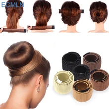 Hair Accessories Synthetic Wig Donuts Bud Head Band Ball French Twist Magic DIY Tool Bun Maker Sweet French Dish Made Hair Band