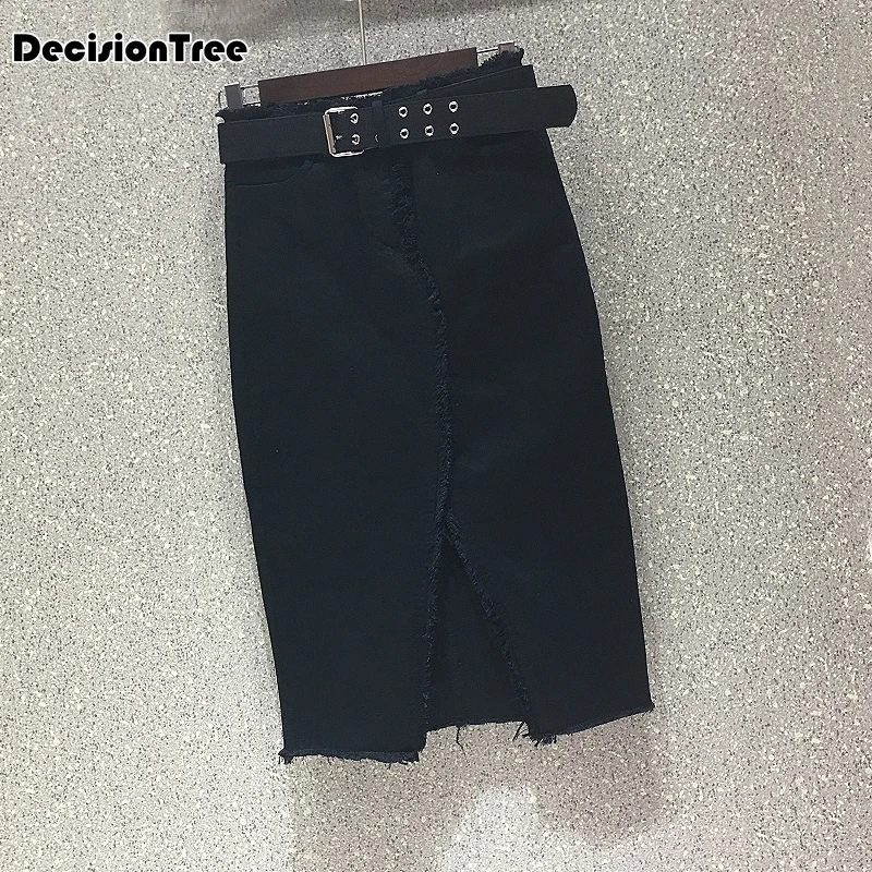 

2019 summer woman long skirt denim clothing casual pencil skirts plus women high waist skirt pattern female sexy denim skirt