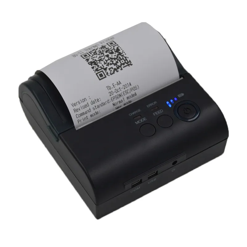 Portable Thermal Printer 80mm Bluetooth2.0 4.0 USB Receipt ZJ 8001LD ...