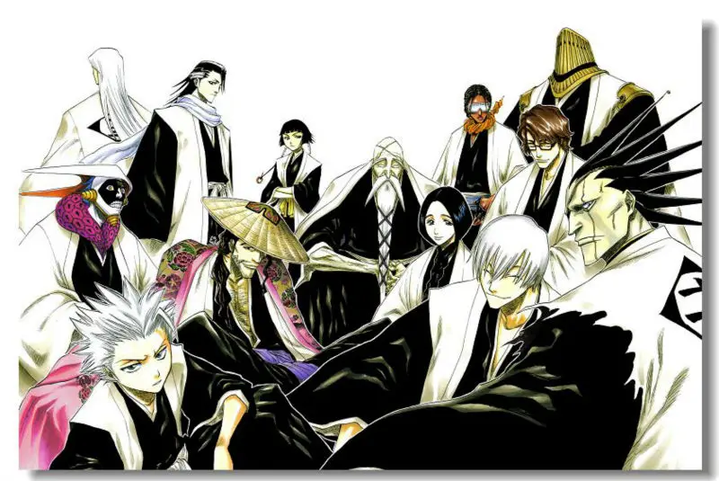Bleach Silk Wall Poster 48x32,36x24,18x12 inch Girl All Cast Big Prints