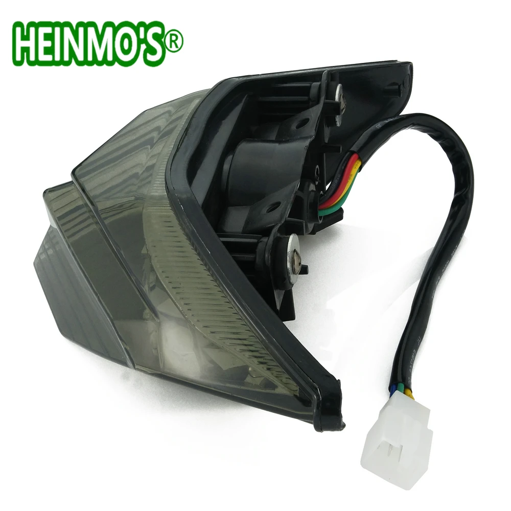 (NINJA 300) For Kawasaki Ninja 250R 300 2013 2014 2015 2016 Motorcycle Rear Stop Light Brake Lamp Flasher LED Running Turn Signal Blinker (9)