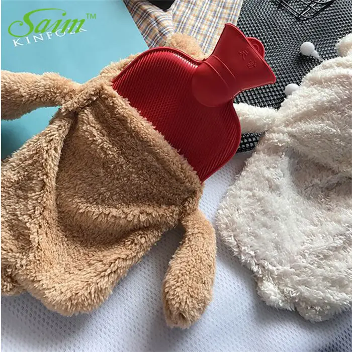 Мультяшная бутылка для горячей воды Saim милый пакет резиновая подогреватель рук