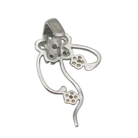 Beadsnice твердый Серебряный 925 кулон клип-пинч фурнитура ювелирный Соединитель Кулон застежки на ожерелье для изготовления подвесок ID34628