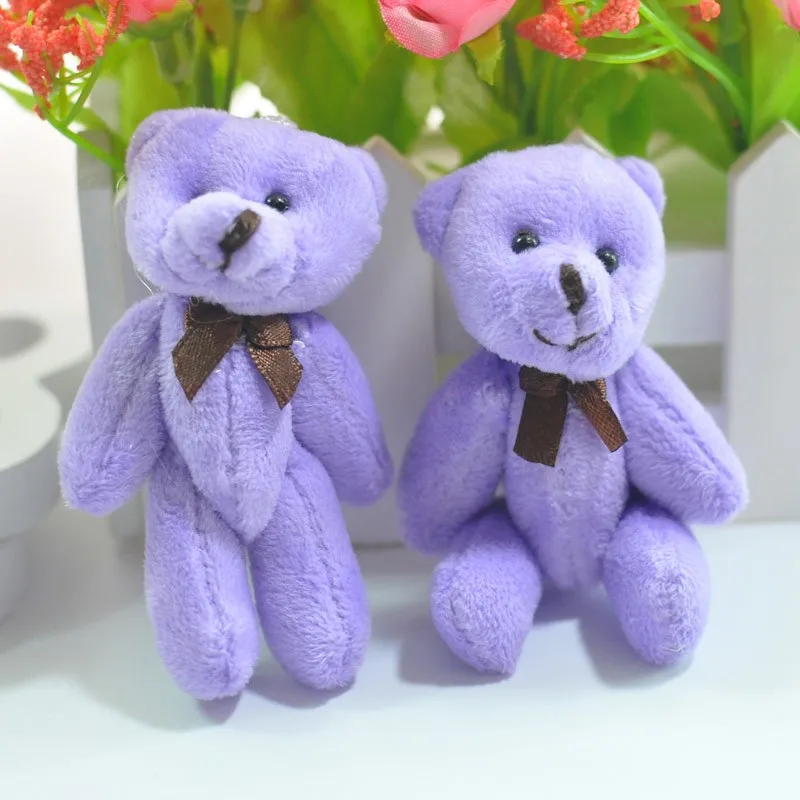 8CM plush teddy bear with bow tie 24