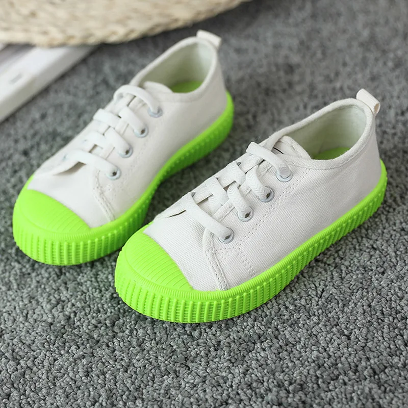 

Summer 2019 Casual Shoes Children Sneakers Boys Girls Canvas Toddler Kids Shoes Boys Anti-slippery Sneakers Soft Rubber Shoes