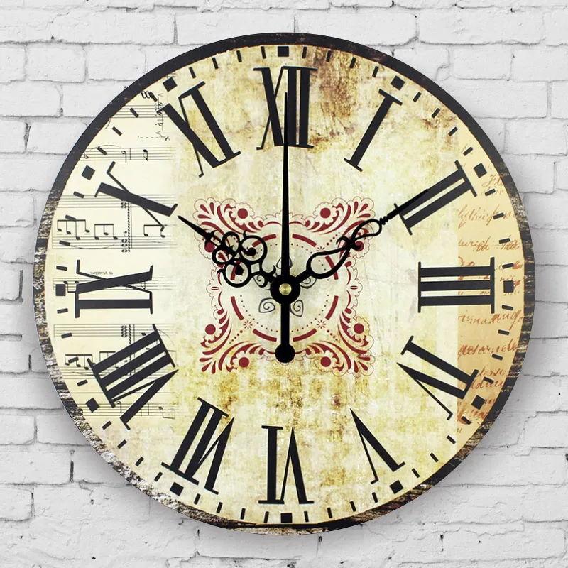 Large Bedroom Decor Wall Clocks Absolutely Silent Vintage Wall Clocks