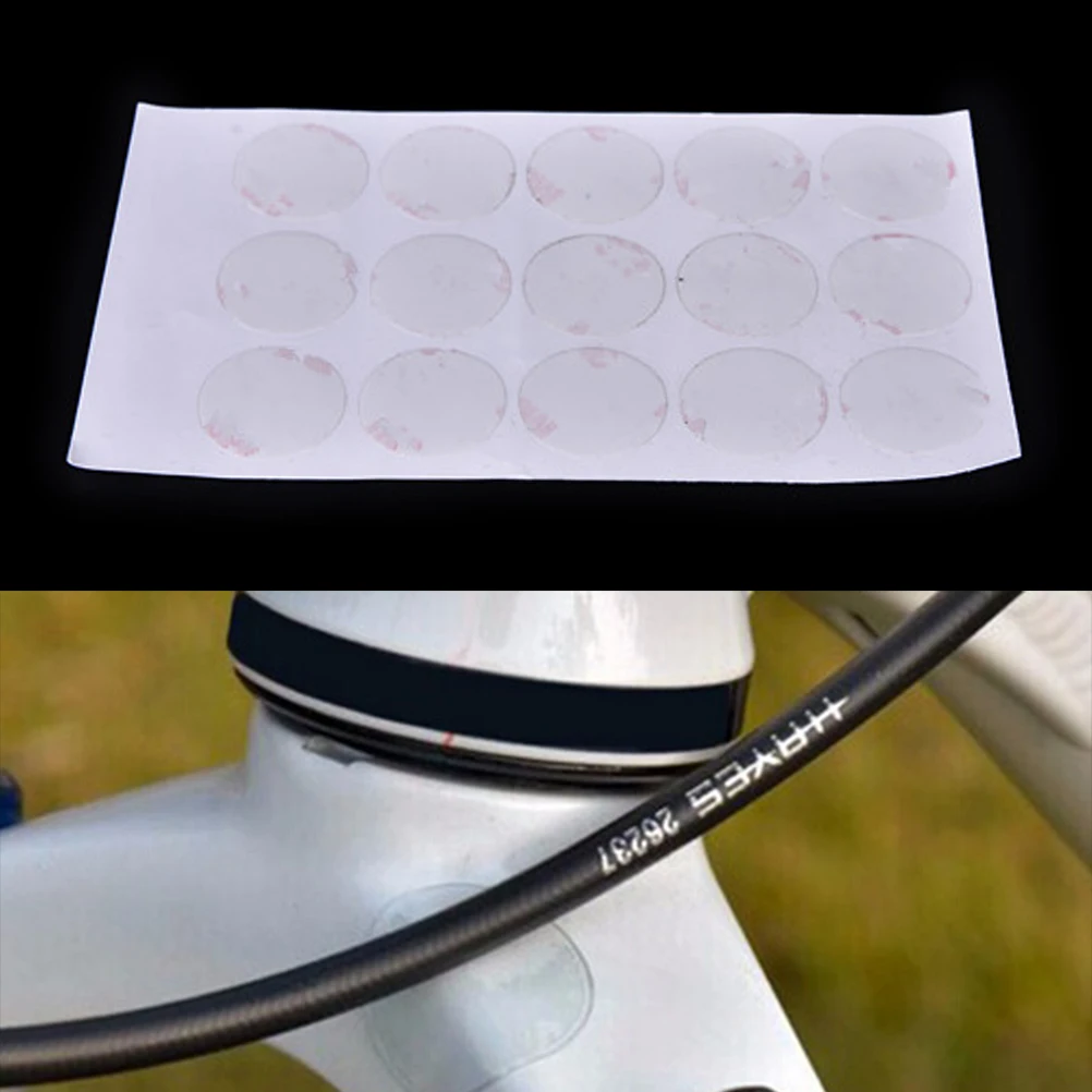 15pcs Anti Scratch Transparent Bike Sticker Mountain Bike Cycling Frame Protector Transparent