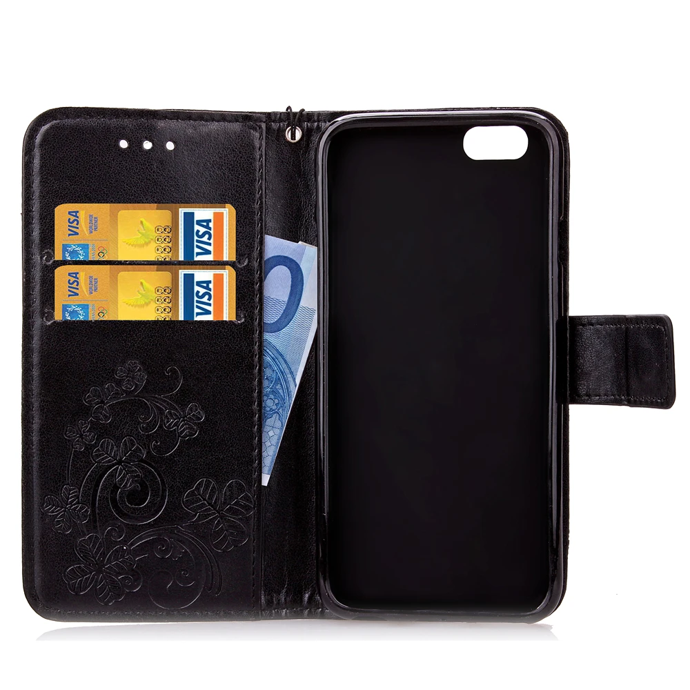 Funda Clover Book Case For Samsung Galaxy S4 mini i9190 PU Leather Cover Luxry Flip Capa Telephone Mobile Phone Accessories case Funda Clover Book Case For Samsung Galaxy S4 mini i9190 PU Leather Cover Luxry Flip Capa Telephone Mobile Phone Accessories case