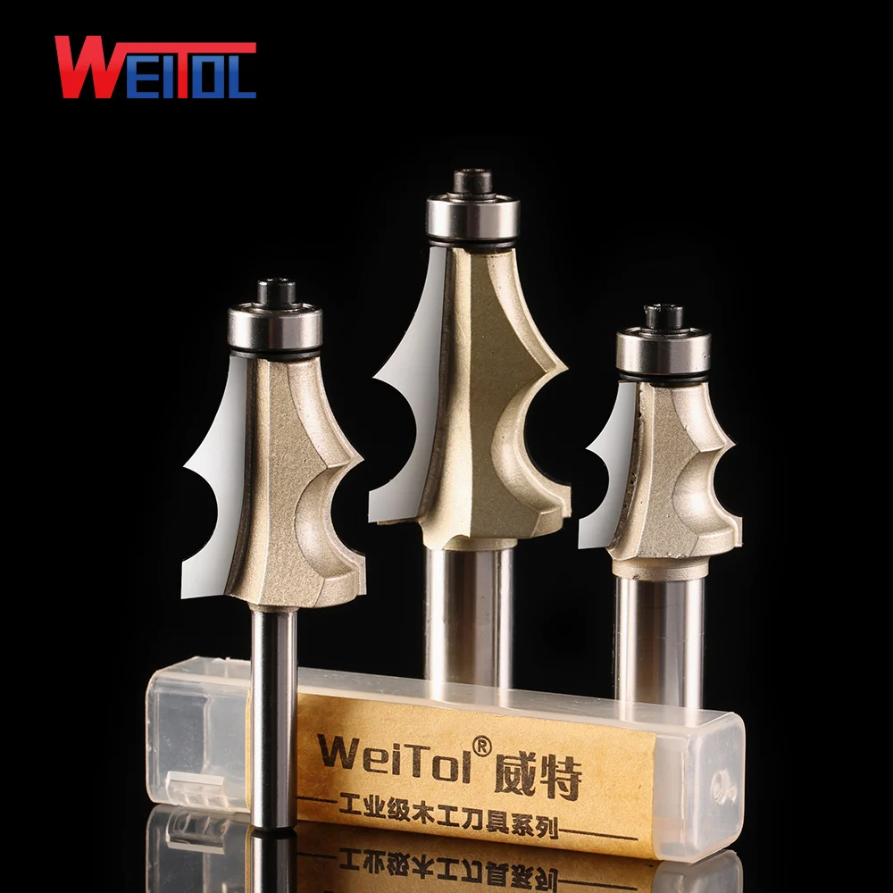 Weito 1pcs Professional Drawing line Bit Point cut Round Over Groove ...