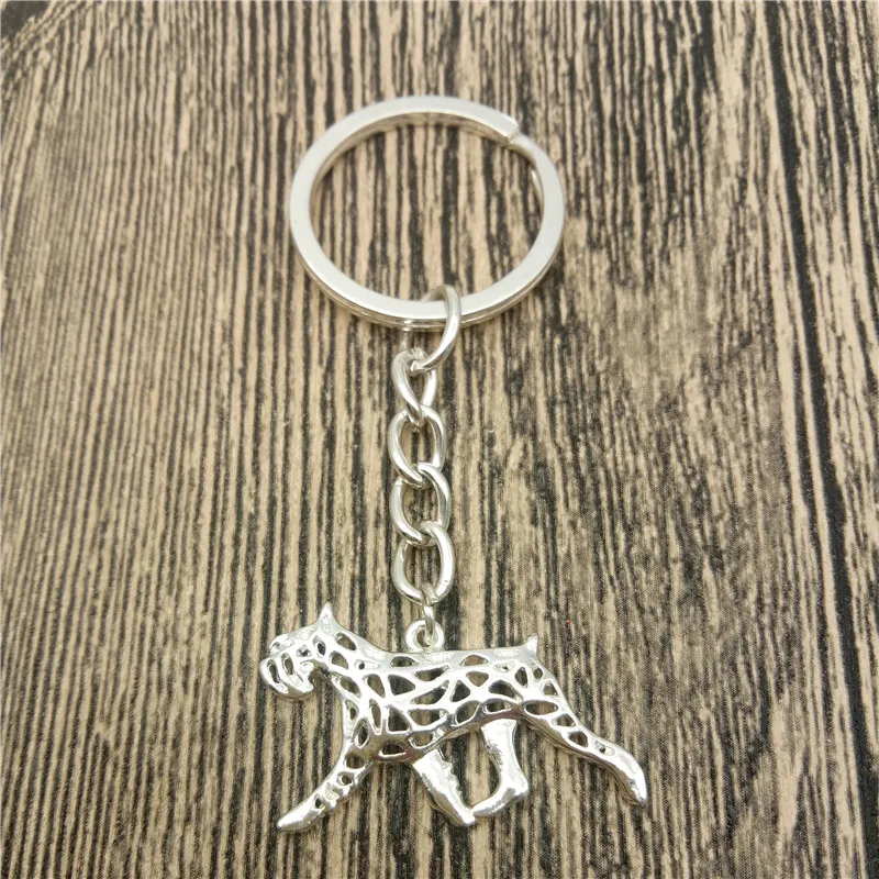 Schnauzer брелок для ключей модная собачья бижутерия Шнауцер сумка для ключей брелок для женщин и мужчин
