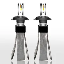 2018 Nuovo 3000 K 4300 K 6000 K Auto Faro Led H4 H1 9006 hb4 9005 hb3 H11 H7 LED lampadina Automobili Luci CSP Lampada 6000 K 12 V 24 V