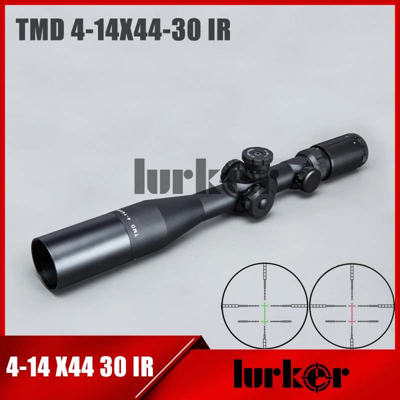 

HLURKER Tactical TMD 4-14X44 IR First Focal Plane FFP Optical Rifle Scope Side Parallax Riflescope Optics Riflescopes Hunting