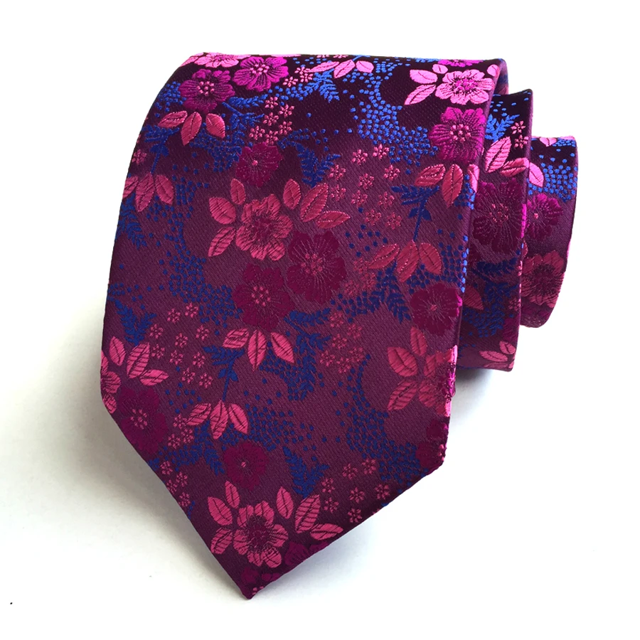 Роскошные модные Для мужчин цветочный Галстуки Уникальный Свадебная вечеринка цветы галстук