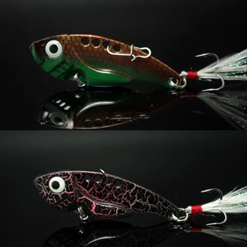  1 Piece Sale Fishing Metal VIB Lure Vibration Quick Sinking Swim bait for Long Shot Bass Mandarin F