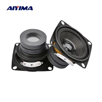 AIYIMA 2Pcs 2Inch Mini Audio Portable Speakers Full Range Sound Speaker 4 8 Ohm 10W Loudspeaker DIY Home Theater Sound System finlemho neodymium speakers for line array speaker home theater professional audio de400 44mm voice coil stage studio audio